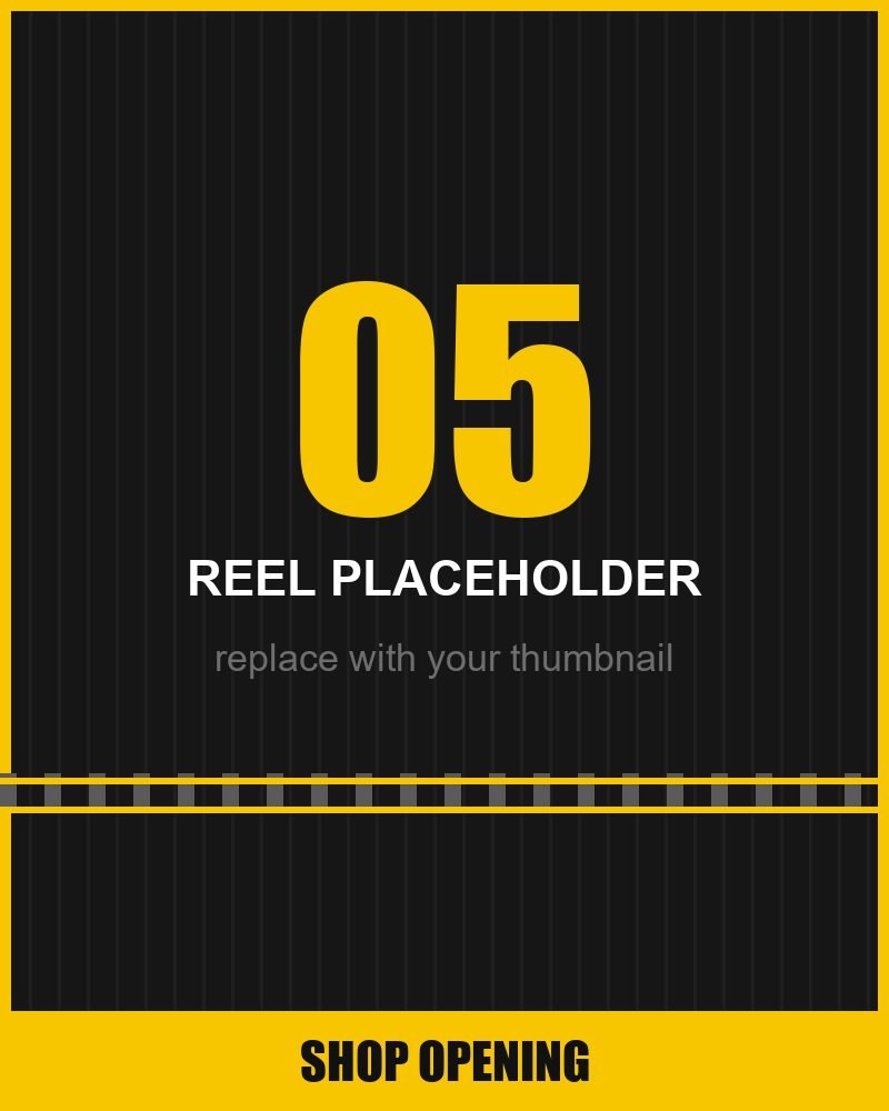 Reel: Shop opening